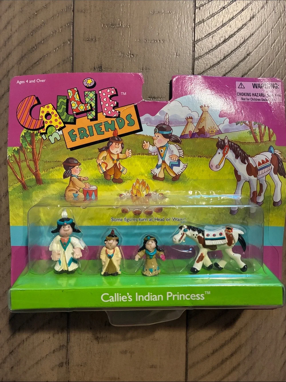 Callie ‘n Friends Indian Princess Toy Set 1995 RARE